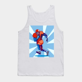 Full Back Rushing Ball Retro Tank Top